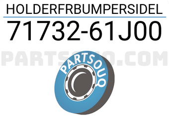 Suzuki 7173261J00 HOLDERFRBUMPERSIDEL