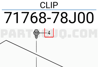 Suzuki 7176878J00 CLIP
