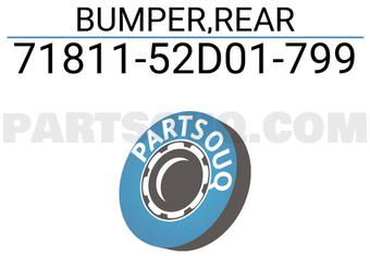 Suzuki 7181152D01799 BUMPER,REAR