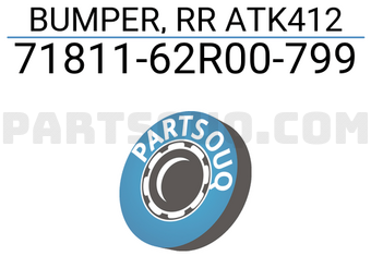 Suzuki 7181162R00799 BUMPER, RR ATK412