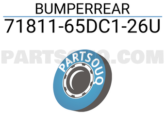 Suzuki 7181165DC126U BUMPERREAR