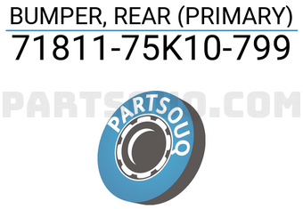 Suzuki 7181175K10799 BUMPER, REAR (PRIMARY)