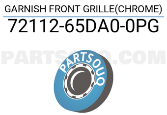 Suzuki 7211265DA00PG GARNISH FRONT GRILLE(CHROME)