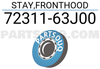 Suzuki 7231163J00 STAY,FRONTHOOD