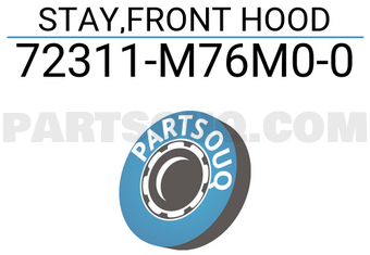 Suzuki 72311M76M00 STAY,FRONT HOOD