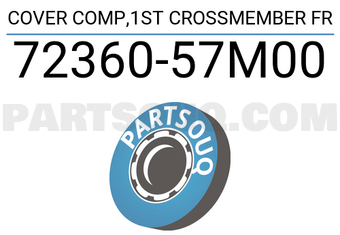 Suzuki 7236057M00 COVER COMP,1ST CROSSMEMBER FR