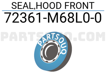 Suzuki 72361M68L00 SEAL,HOOD FRONT