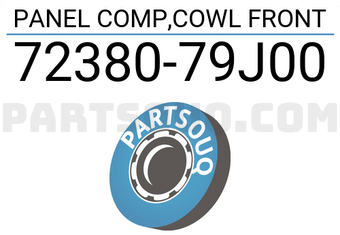 Suzuki 7238079J00 PANEL COMP,COWL FRONT