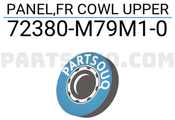 Suzuki 72380M79M10 PANEL,FR COWL UPPER