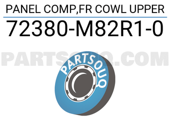 Suzuki 72380M82R10 PANEL COMP,FR COWL UPPER