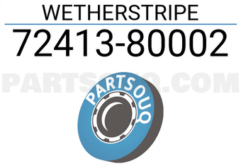 Suzuki 7241380002 WETHERSTRIPE
