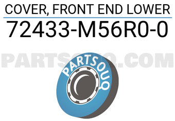 Suzuki 72433M56R00 COVER, FRONT END LOWER