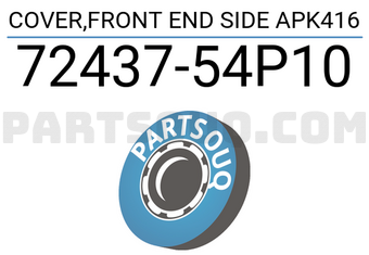 Suzuki 7243754P10 COVER,FRONT END SIDE APK416