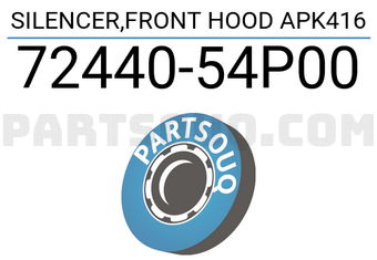 Suzuki 7244054P00 SILENCER,FRONT HOOD APK416