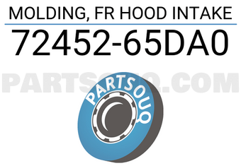 Suzuki 7245265DA0 MOLDING, FR HOOD INTAKE