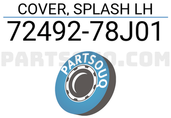 Suzuki 7249278J01 COVER, SPLASH LH