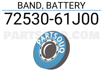 Suzuki 7253061J00 BAND, BATTERY
