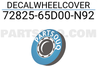 Suzuki 7282565D00N92 DECALWHEELCOVER