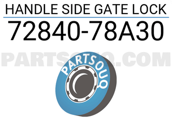 Suzuki 7284078A30 HANDLE SIDE GATE LOCK
