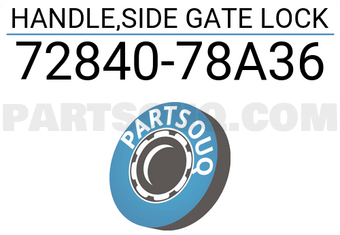 Suzuki 7284078A36 HANDLE,SIDE GATE LOCK