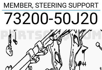 Suzuki 7320050J20 MEMBER, STEERING SUPPORT