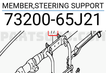 Suzuki 7320065J21 MEMBER,STEERING SUPPORT