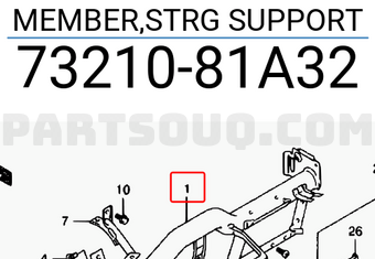 Suzuki 7321081A32 MEMBER,STRG SUPPORT