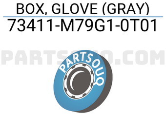Suzuki 73411M79G10T01 BOX, GLOVE (GRAY)