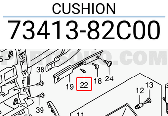 Suzuki 7341382C00 CUSHION