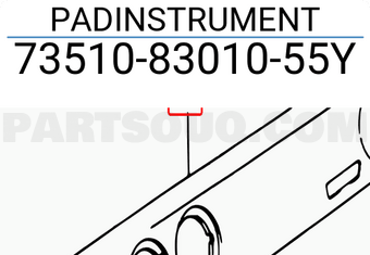 Suzuki 735108301055Y PADINSTRUMENT