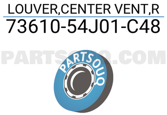 Suzuki 7361054J01C48 LOUVER,CENTER VENT,R