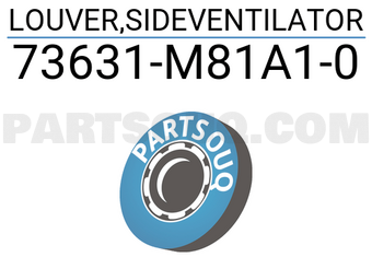Suzuki 73631M81A10 LOUVER,SIDEVENTILATOR