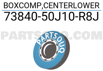 Suzuki 7384050J10R8J BOXCOMP,CENTERLOWER