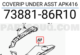 Suzuki 7388186R10 COVERIP UNDER ASST APK416
