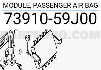 Suzuki 7391059J00 MODULE, PASSENGER AIR BAG