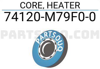 Suzuki 74120M79F00 CORE, HEATER