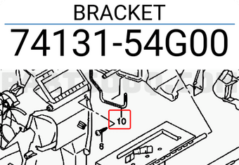 Suzuki 7413154G00 BRACKET