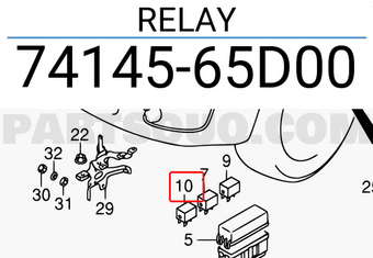 Suzuki 7414565D00 RELAY