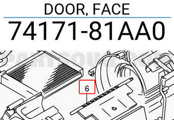 Suzuki 7417181AA0 DOOR, FACE