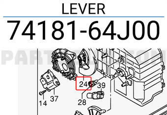 Suzuki 7418164J00 LEVER