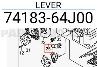 Suzuki 7418364J00 LEVER