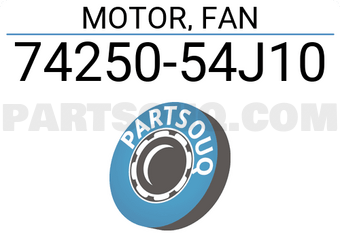 Suzuki 7425054J10 MOTOR, FAN