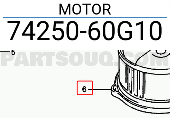 Suzuki 7425060G10 MOTOR