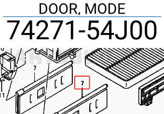 Suzuki 7427154J00 DOOR, MODE