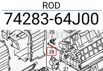 Suzuki 7428364J00 ROD