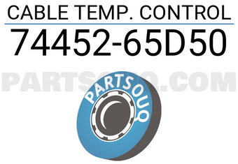 Suzuki 7445265D50 CABLE TEMP. CONTROL