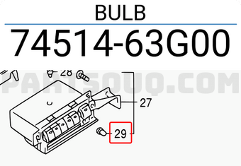 Suzuki 7451463G00 BULB