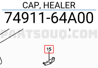 Suzuki 7491164A00 CAP, HEALER
