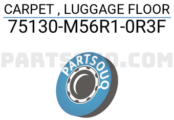 Suzuki 75130M56R10R3F CARPET , LUGGAGE FLOOR