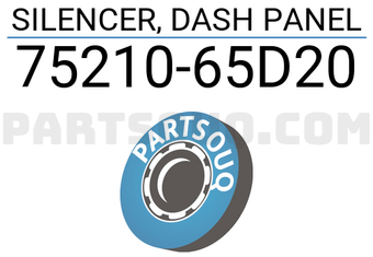 Suzuki 7521065D20 SILENCER, DASH PANEL